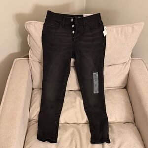 Kid black skinny jeans size 10
